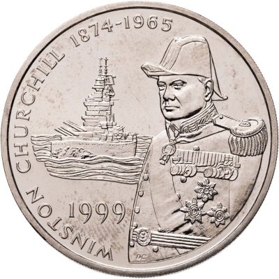 купить Фолклендские острова 50 пенсов (pence) 1999 Уинстон Черчилль