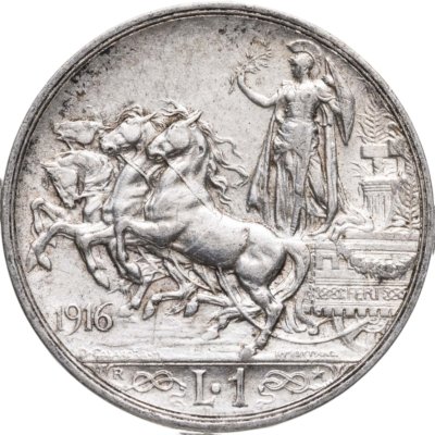 купить Италия 1 лира (lira) 1916