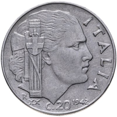 купить Италия 20 чентезимо 1942