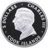 Купить Острова Кука 5 долларов 2024 "Кошка", в футляре с сертификатом