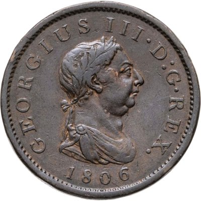 купить Великобритания 1 пенни (penny) 1806