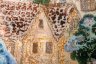 Купить [Авторское] Блюдо (фруктовница) "Натюрморт с гитарой", автор Анна Владимировна Зуйкова, керамика, роспись, керамика, роспись, СССР, 1970-1990 гг.