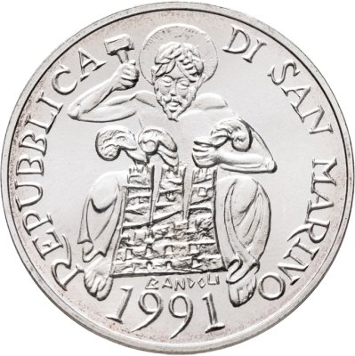 купить Сан-Марино 500 лир (lire) 1991 "XXV летние Олимпийские Игры, Барселона 1992"