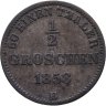 Купить Ольденбург ½ гроша 1858
