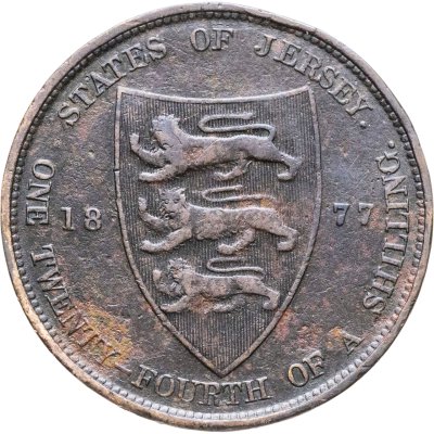 купить Джерси 1/24 шиллинга (shilling) 1877
