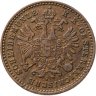 Купить Австрия 1 крейцер (kreuzer) 1881