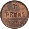 Купить 1 пенни (penny) 1913, в слабе Монетник.ру MS64