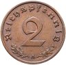 Купить Германия, Третий рейх 2 рейхспфеннига (reichspfennig) 1939 А
