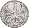 Купить Германия 5 марок (deutsche mark) 1951 F  знак монетного двора: "F" - Штутгарт