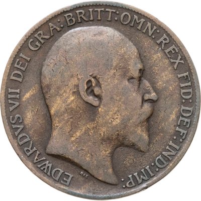 купить Великобритания 1 пенни (penny) 1910