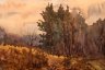 Купить Картина "Осенний пейзаж" (условное название), автор предположительно Юрий Рыполовский, бумага, акварель, карандаш (подготовительный рисунок), СССР, 1970-2000 гг.