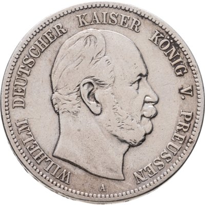 купить Германская Империя, Пруссия 5 марок (mark) 1874 A