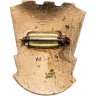 Купить Нагрудный знак ЦК ВЛКСМ участнику уборки урожая на целине 1957 г., латунь, эмаль, булавка. СССР, ММД, 1950-е гг.