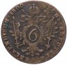 Купить Австрия 6 крейцеров 1800 B