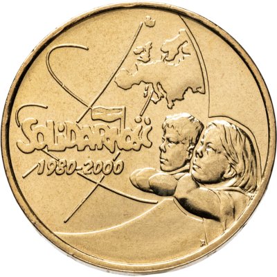 купить Польша 2 злотых (zlote) 2000 "20 лет независимому самоуправляемому профсоюзу «Солидарность»"