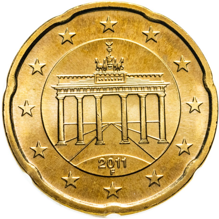 купить Германия 20 евроцентов 2011 двор F