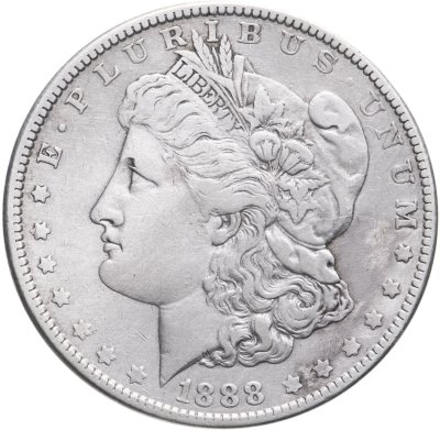 купить США 1 доллар (dollar) 1888 Доллар Моргана без знака монетного двора