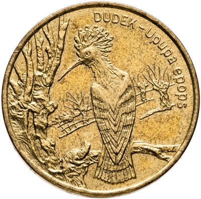 купить Польша 2 злотых (zlote) 2000 "Всемирная природа - Удод"