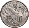 Купить Остров Мэн 1 крона (crown) 1998 "125 лет паровой железной дороге - горная железная дорога Пилатус", в слабе Монетник.ру MS62