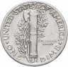Купить США 1 дайм (10 центов, one dime) 1935-1945 Mercury Dime (дайм «Меркурий»)