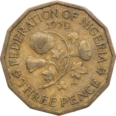 купить Нигерия 3 пенса (pence) 1959