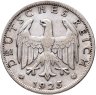 Купить Германия 1 рейхсмарка (reichsmark) 1925, знак монетного двора "A" — Берлин