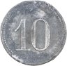 Купить Германия, Бургаслач 10 пфеннигов 1917
