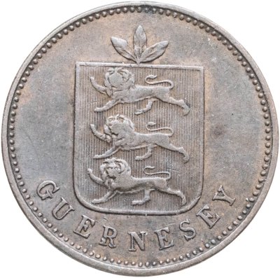 купить Гернси 4 дубля (doubles) 1830