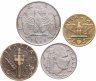 Купить Италия набор монет 5,10,20 чентезимо и 1 лира 1940