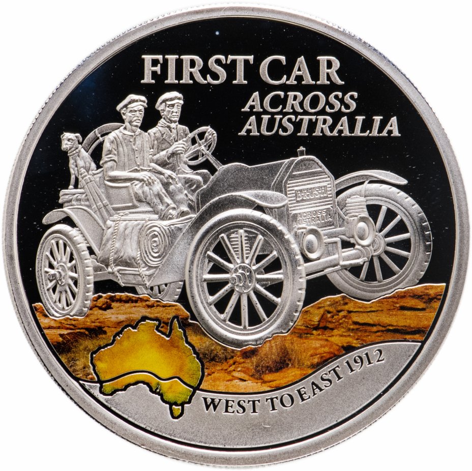 купить Ниуэ 1 доллар 2012 "Первый автопробег по Австралии"