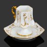 Купить Кофейная пара, фарфор, костяной, роспись, золочение, Западная Европа, 1880-1900 гг.