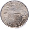Купить США 1/4 доллара (квотер, 25 центов) 2009 "Пуэрто Рико" в слабе PCGS MS65