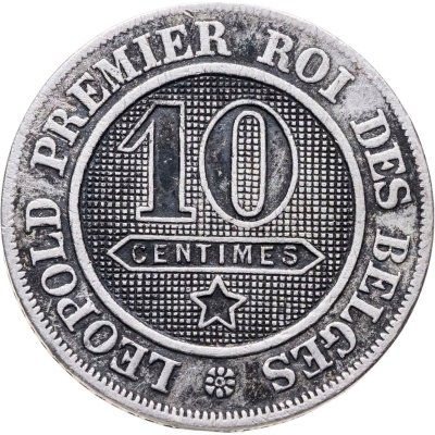 купить Бельгия 10 сантимов (centimes) 1861