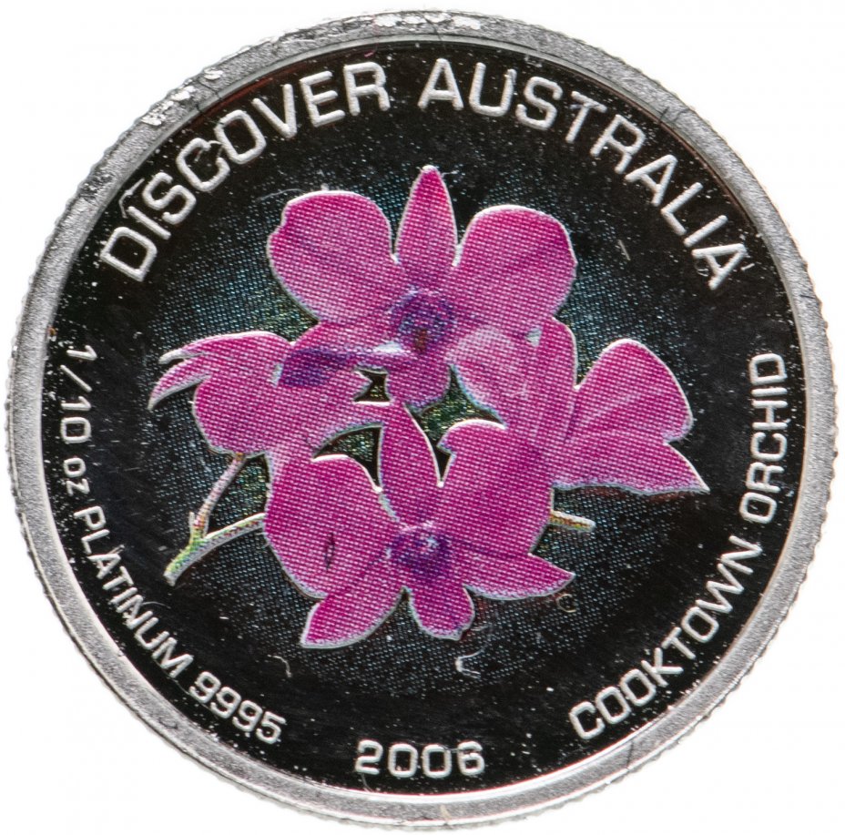 купить Австралия 15 долларов 2006 "Флора  Австралии - Орхидея" в футляре, с сертификатом