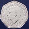 Купить Великобритания  50 пенсов (pence) 2025 "Истории о Второй мировой войне"