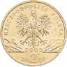 Купить Польша 2 злотых (zlote) 2009  Всемирная природа - Зелёная ящерица