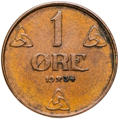 купить Норвегия 1 эре (ore) 1934