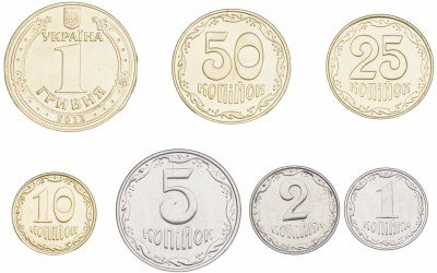 купить Украина набор монет 1992-2016 (7 штук)