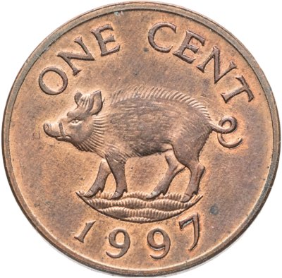 купить Бермудские Острова 1 цент (cent) 1997