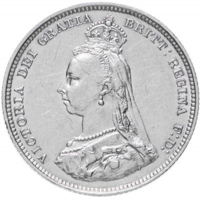 купить Великобритания 1 шиллинг 1887