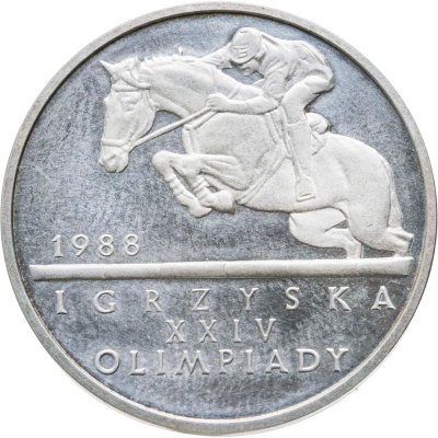 купить Польша 500 злотых (zlotych) 1987 "XXIV летние Олимпийские Игры, Сеул 1988"