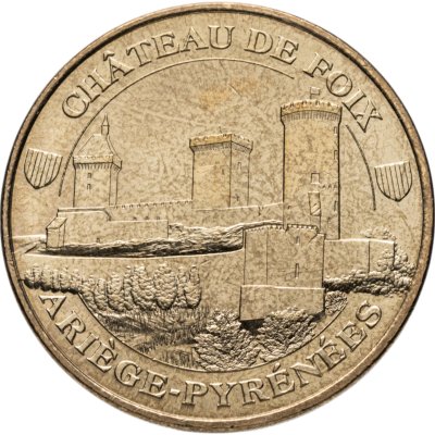 купить Франция туристический жетон "Замок Фуа. Пиренеи" 2011