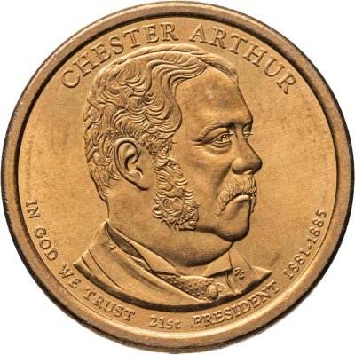 купить США 1 доллар 2012 D "21-й президент США - Честер Артур"