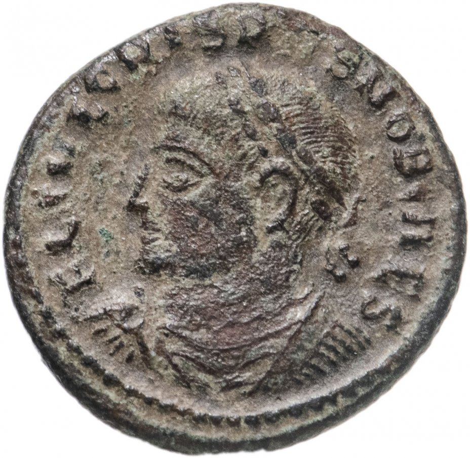 купить Римская Империя, Крисп, 317–326 гг, Нуммий (реверс: легенда внутри лаврового венка)