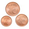 Купить Германия набор 1, 2, 5 евроцентов 2004 двор D (3 монеты)