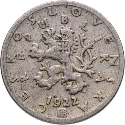 Купить Чехословакия 50 геллеров (haleru) 1922