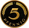 Купить Германия 5 пфеннигов (pfennig) 1995 J