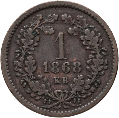 купить Венгрия 1 крейцер (krajczar) 1868