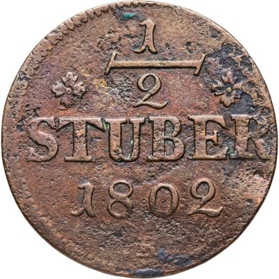 купить Юлих-Берг 1/2 штюбера 1802