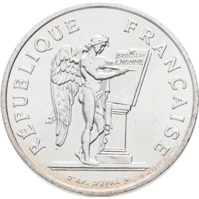 купить Франция 100 франков (francs) 1989 200 лет Декларации прав человека